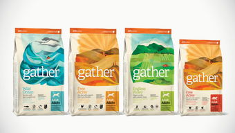 Gather Pet Nutrition by Petcurean 包装设计 自然本真与现代简约的和谐共生